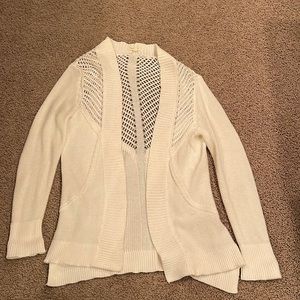 White sweater/cardigan